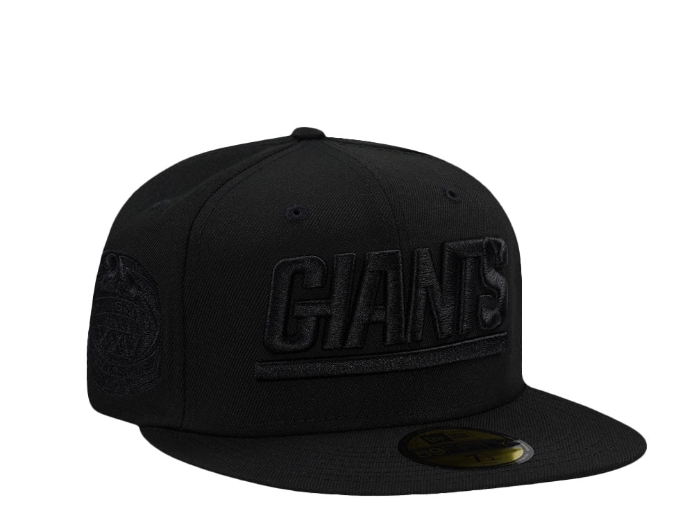 New Era New York Giants 25th Anniversary Blackout Prime Edition 59Fifty Fitted Gorra