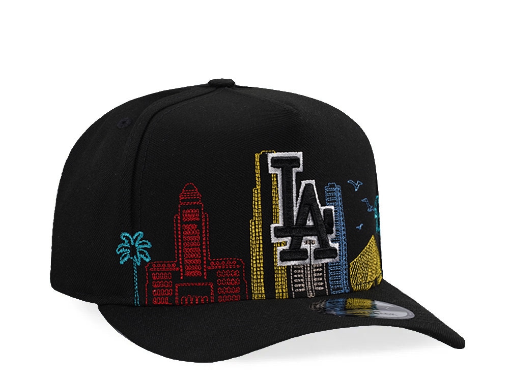 New Era Los Angeles Dodgers Skyline Black Prime Edition 9Fifty A Frame Snapback Gorra