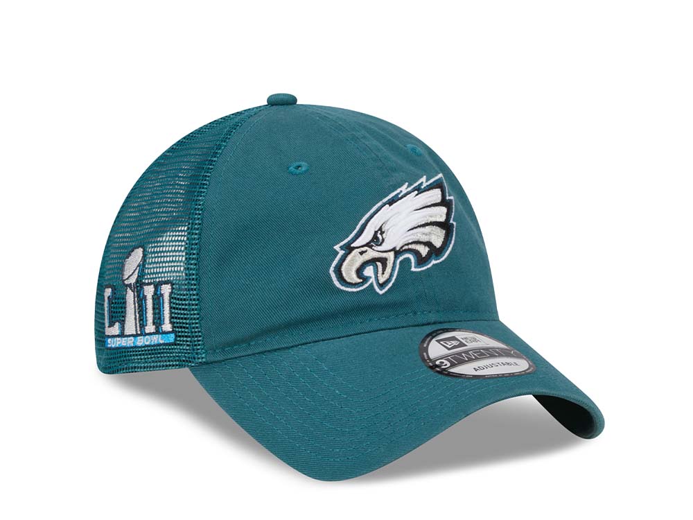 New Era Philadelphia Eagles Super Bowl LIII Trucker Edition 9Twenty Snapback Gorra