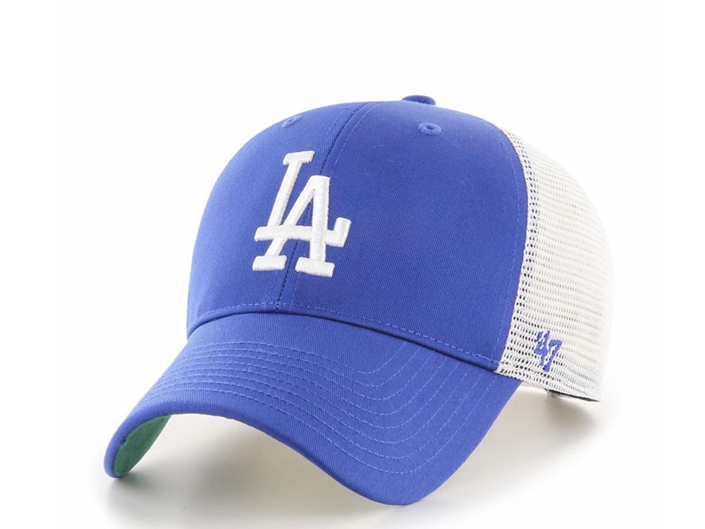 47Brand Los Angeles Dodgers Classic Blue and White Trucker Snapback Gorra