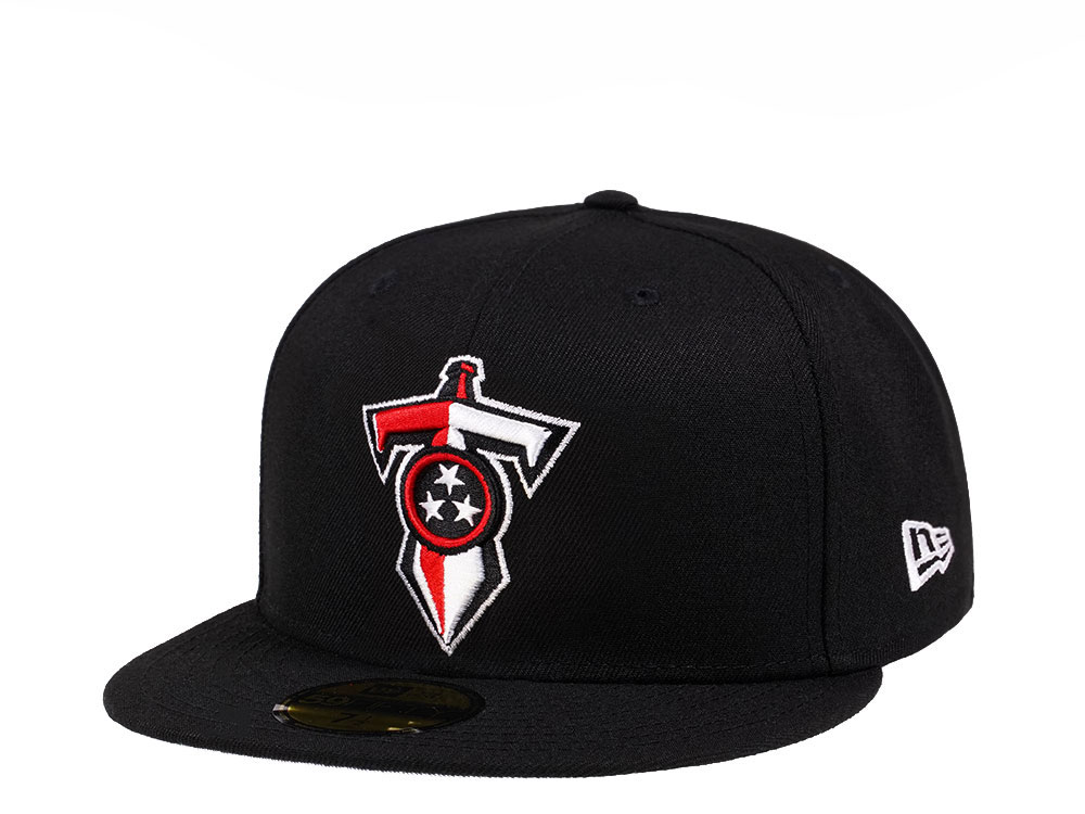New Era Tennessee Titans Alternate Black Crimson Collection 59Fifty Fitted Gorra