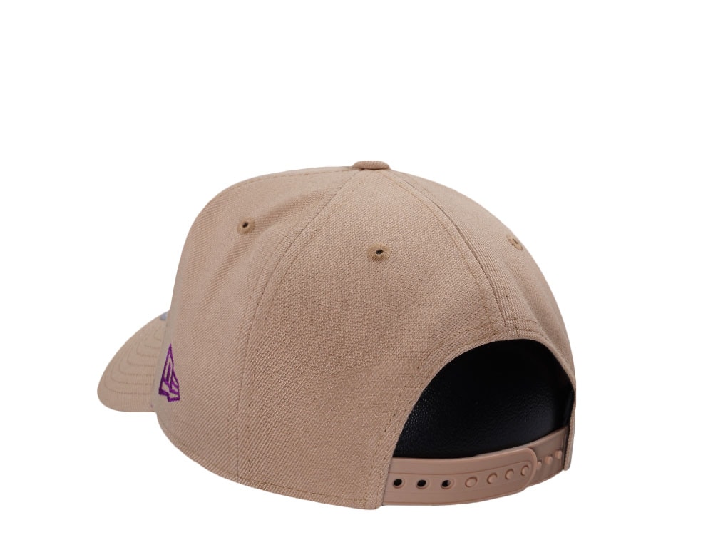 New Era Los Angeles Dodgers World Series 2024 Camel Grape Prime Edition 9Forty A Frame Snapback Gorra