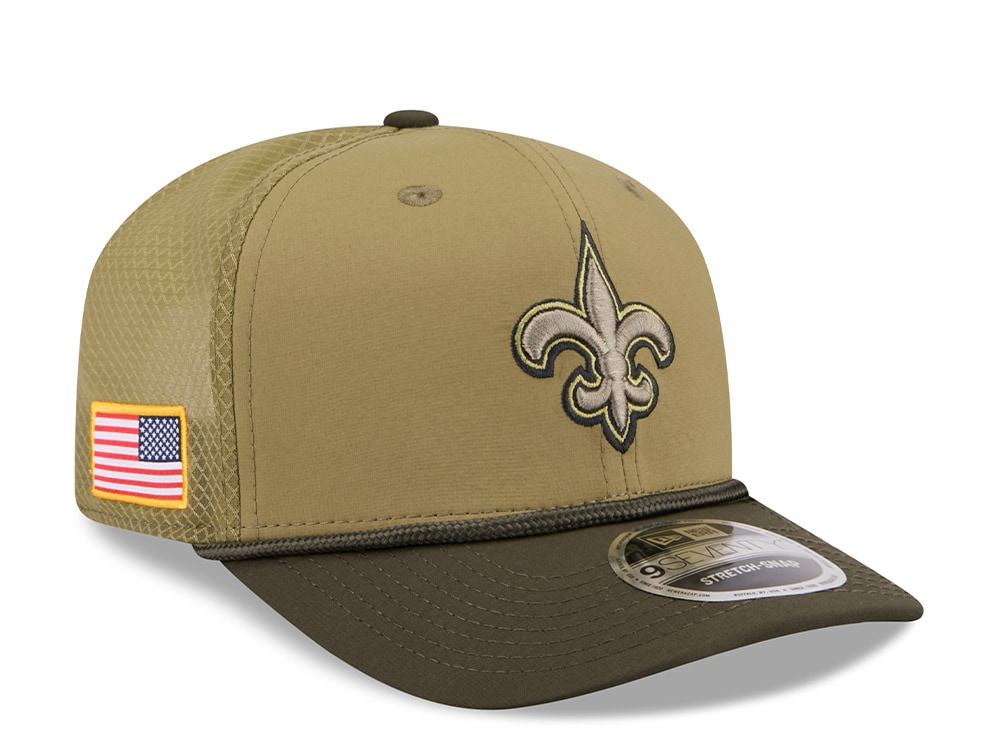 New Era New Orleans Saints Salute To Service 2025 9Seventy Snapback Gorra