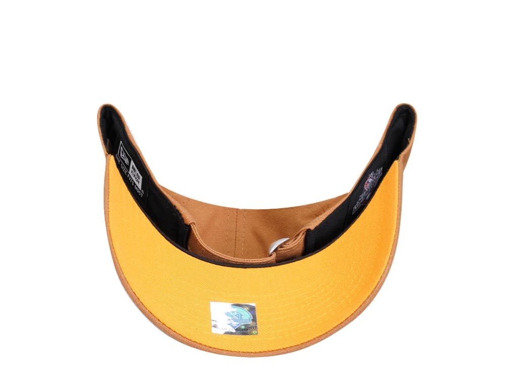 New Era Salt Lake Bees Beige 9Twenty Strapback Gorra