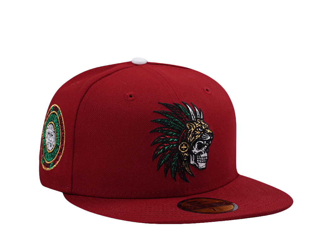 New Era Mexico Warrior Red Prime Edition 59Fifty Fitted Gorra