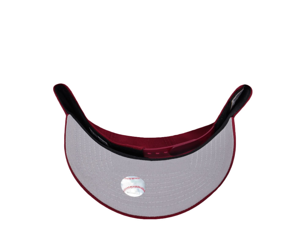 New Era Detroit Tigers Stadium Cardinal Red Prime Edition 9Forty A Frame Snapback Gorra