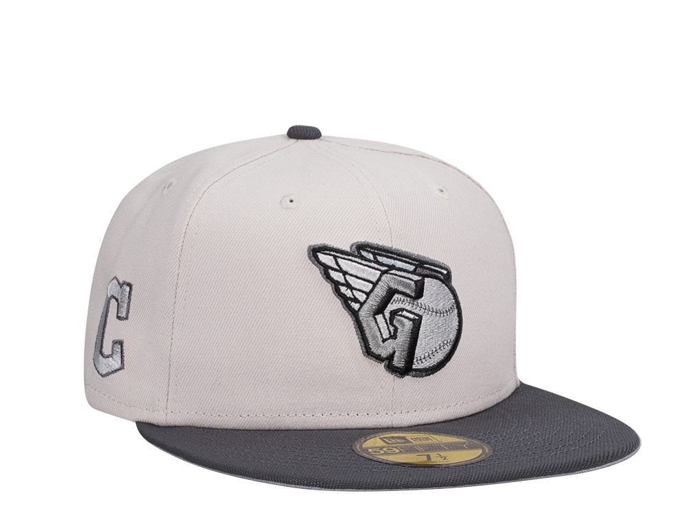 New Era Cleveland Guardians Graphite Shine Prime Edition 59Fifty Fitted Gorra