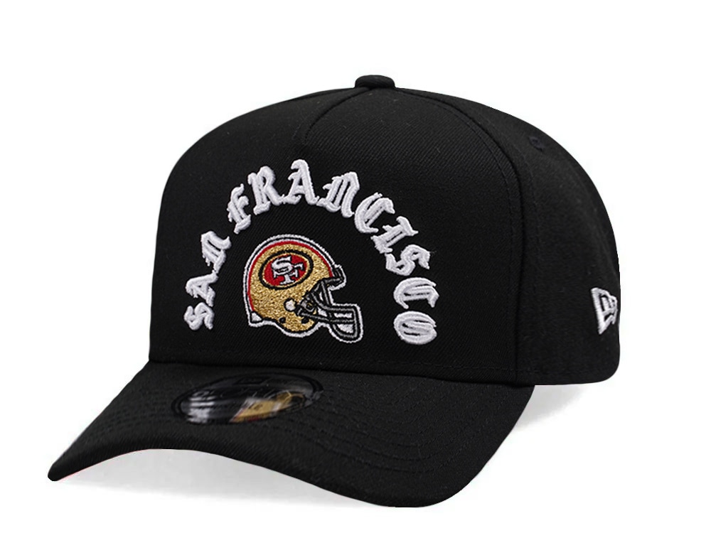New Era San Francisco 49ers Helmet Black Prime Edition 9Forty A Frame Snapback Gorra