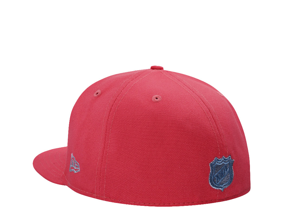 New Era Seattle Kraken Winter Classic Coral Prime Edition 59Fifty Fitted Gorra