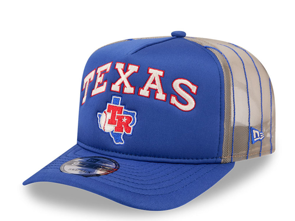 New Era Texas Rangers Arched 9Fifty A Frame Trucker Snapback Gorra