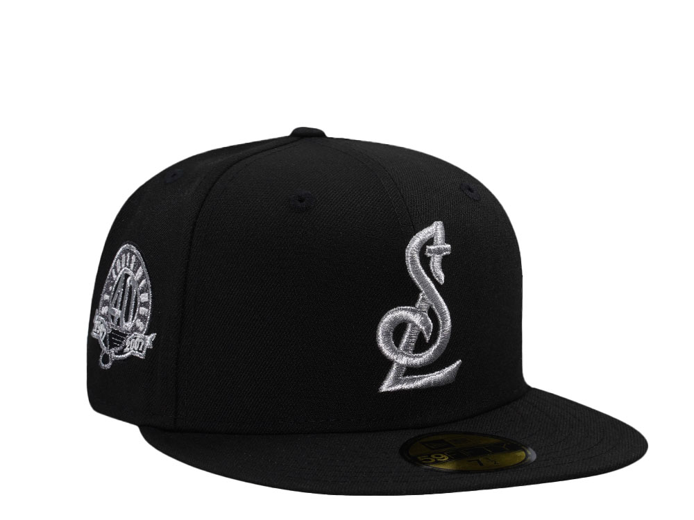 New Era St. Louis Blues 40th Anniversary Black Metallic Edition 59Fifty Fitted Gorra