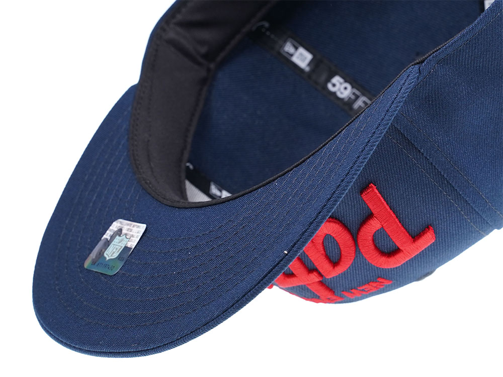 New Era New England Patriots Red Script Edition 59Fifty Fitted Gorra