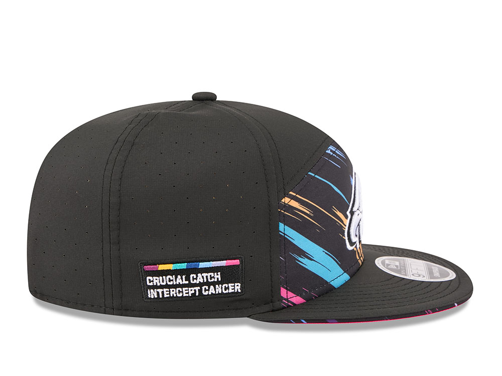 New Era Philadelphia Eagles Crucial Catch 2026 Black Edition 9Fifty Split Panel Snapback Gorra