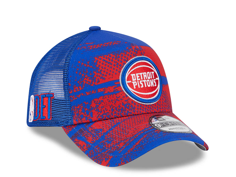 New Era Detroit Pistons NBA Tip Off 2024 Trucker 9Forty A Frame Snapback Gorra