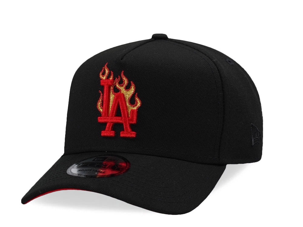 New Era Los Angeles Dodgers Flame Red Prime Edition 9Forty A Frame Snapback Gorra