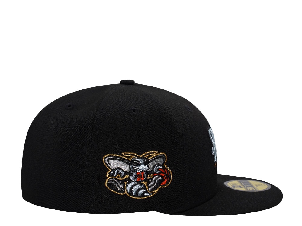 New Era New Orleans Hornets Black Prime Edition 59Fifty Fitted Gorra
