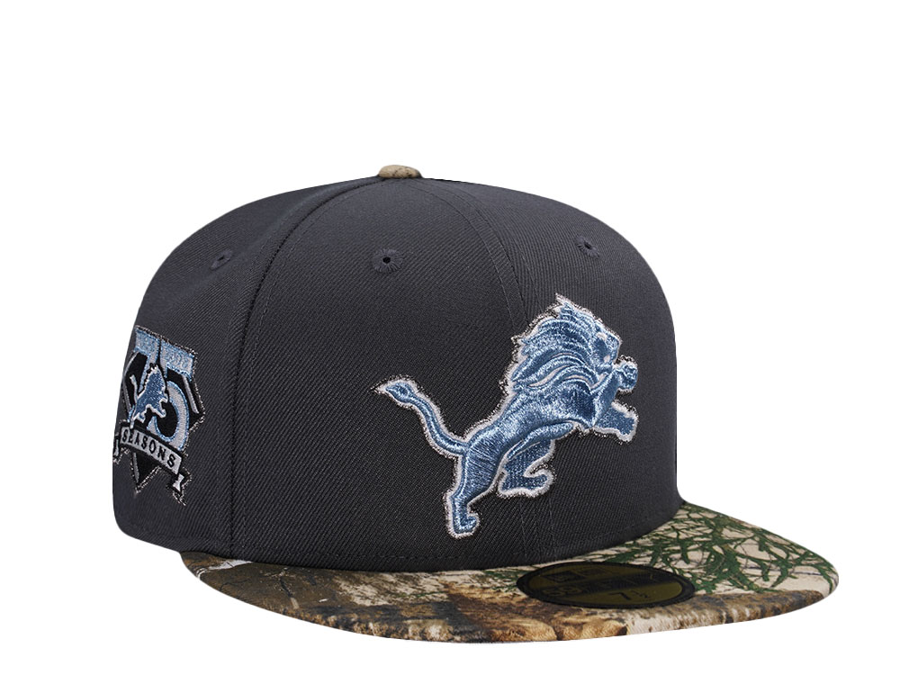 New Era Detroit Lions 75 Seasons Team Realtree Prime Edition 59Fifty Fitted Gorra