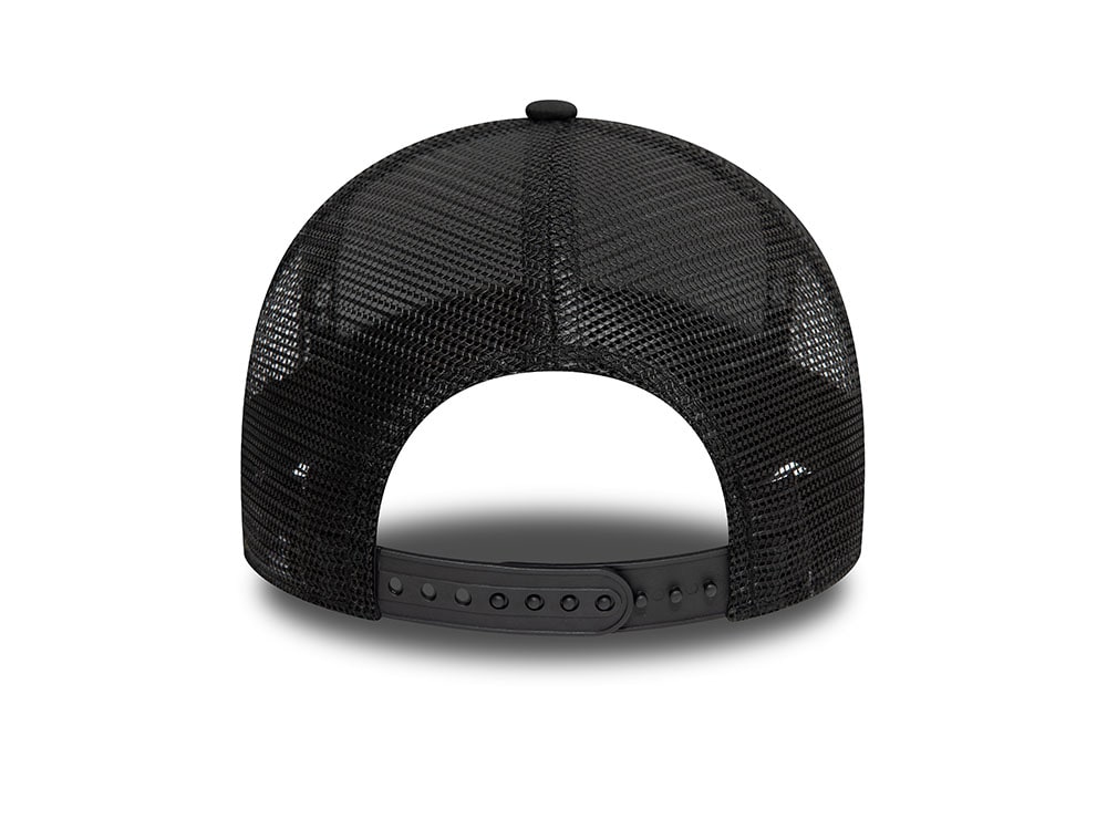New Era AS Roma Black 9Forty A Frame Trucker Snapback Gorra