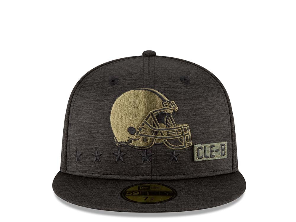 New Era Cleveland Browns Salute to Service 2020 Fitted 59Fifty Gorra