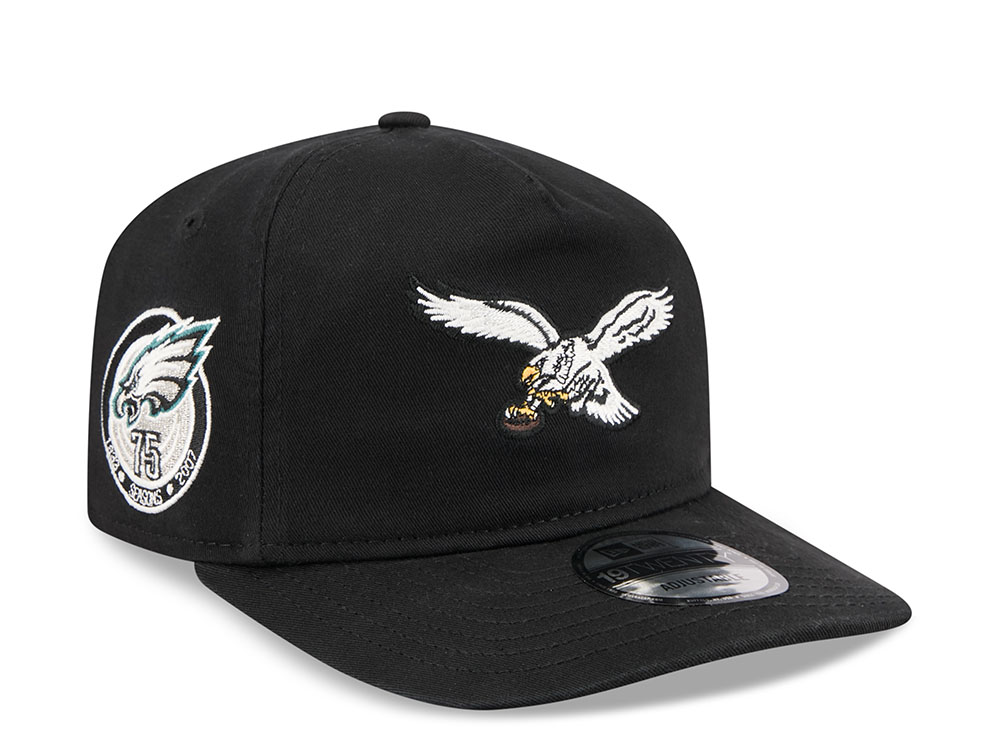 New Era Philadelphia Eagles 75 Seasons Championship Black Edition 19Twenty Snapback Gorra