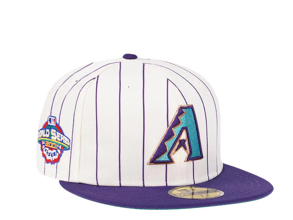 New Era Arizona Diamondbacks World Series 2001 Pinstripe Heroes Elite Edition 59Fifty Fitted Gorra