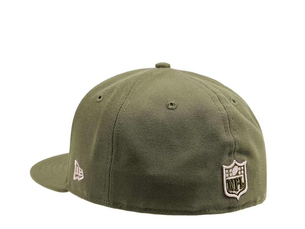 New Era Seattle Seahawks Army Green Edition 59Fifty Fitted Gorra