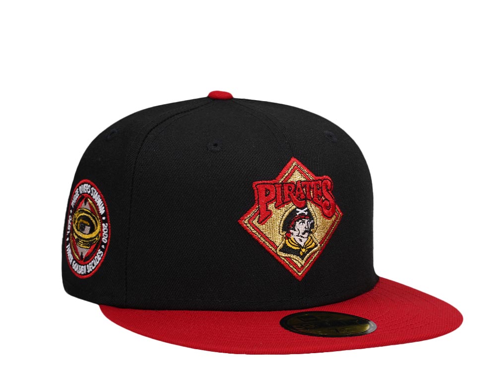 New Era Pittsburgh Pirates Three River Stadium Gold Two Tone Prime Edition 59Fifty Fitted Gorra