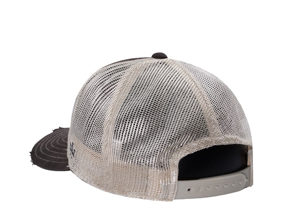 American Needle Miller High Life Black Orville Edition Trucker Snapback Gorra
