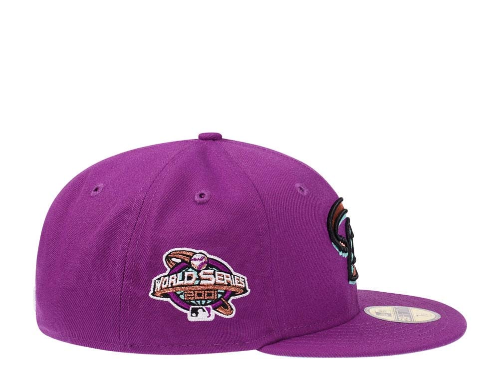 New Era Arizona Diamondbacks World Series 2001 Sparkling Mint Edition 59Fifty Fitted Gorra