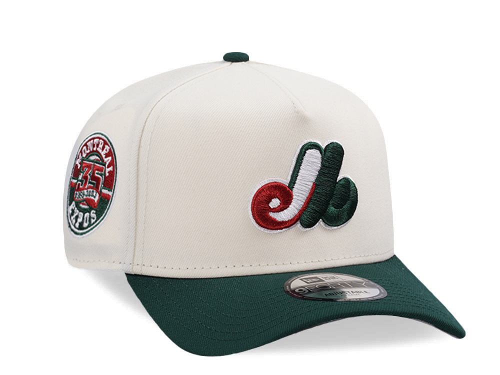 New Era Montreal Expos 35th Anniversary Chrome Two Tone Edition 9Forty A Frame Snapback Gorra