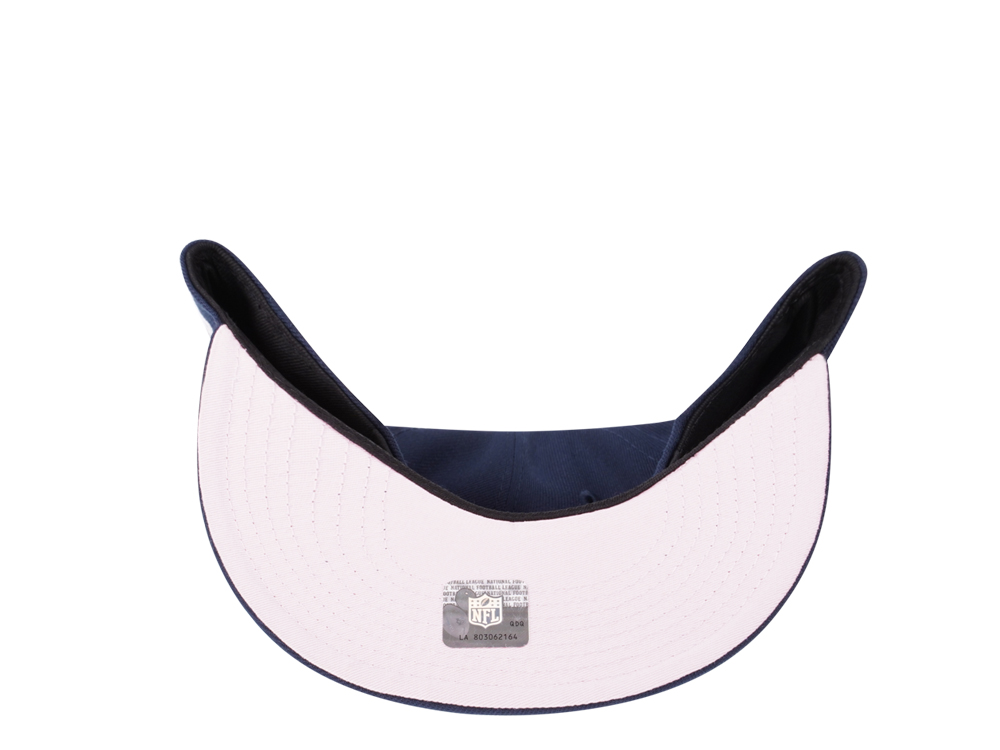 New Era Seattle Seahawks Navy Chainstitchheart Edition 59Fifty Fitted Gorra
