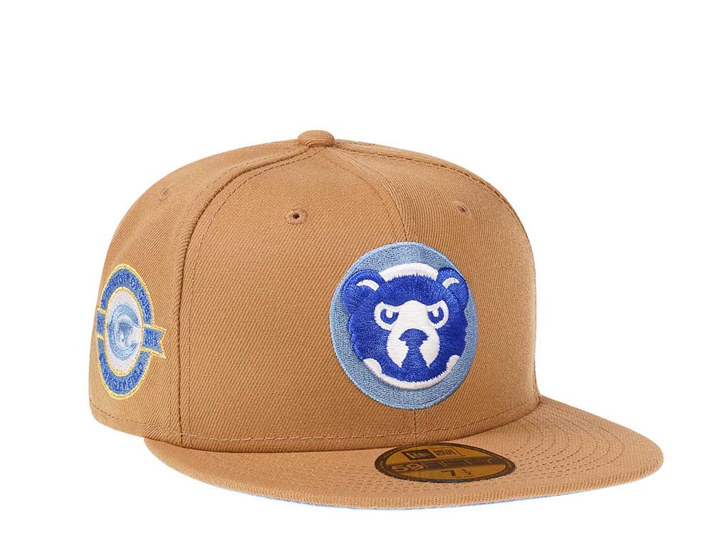 New Era Chicago Cubs 100 Years Wrigley Field Iced Wheat Edition 59Fifty Fitted Gorra