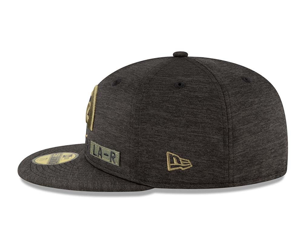 New Era Los Angeles Rams Salute to Service 2020 Fitted 59Fifty Gorra