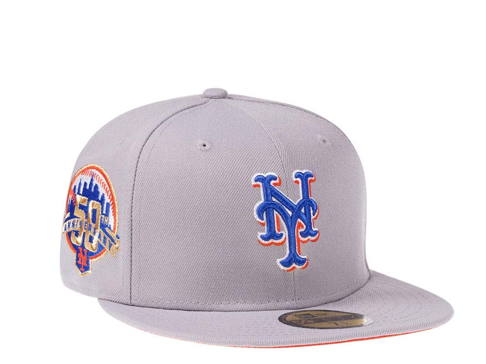 New Era New York Mets 50th Anniversary Fresh Gray Edition 59Fifty Fitted Gorra