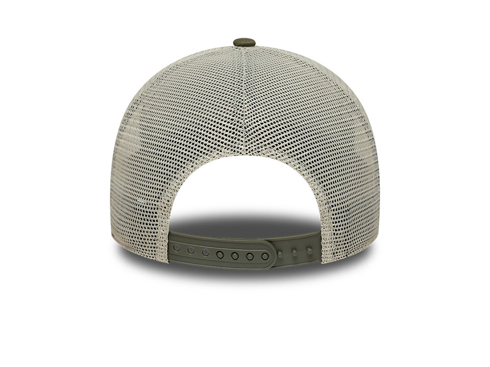 New Era Summer Patch Olive Edition 9Forty A Frame Trucker Snapback Gorra