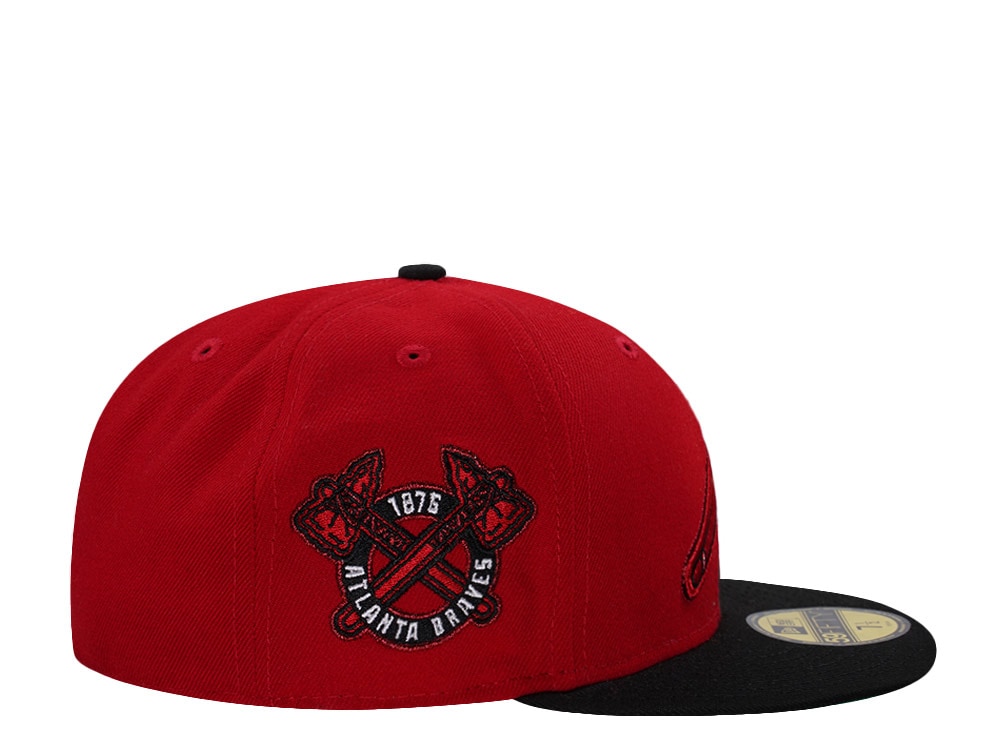 New Era Atlanta Braves 20th Anniversary Red Two Tone Edition 59Fifty Fitted Gorra