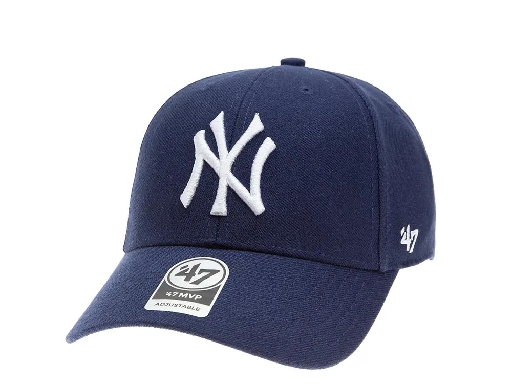 47brand New York Yankees Classic Curved Light Navy Strapback Gorra
