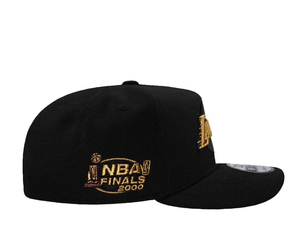 New Era Los Angeles Lakers NBA Finals 2000 Black Prime Edition 9Fifty A Frame Snapback Gorra