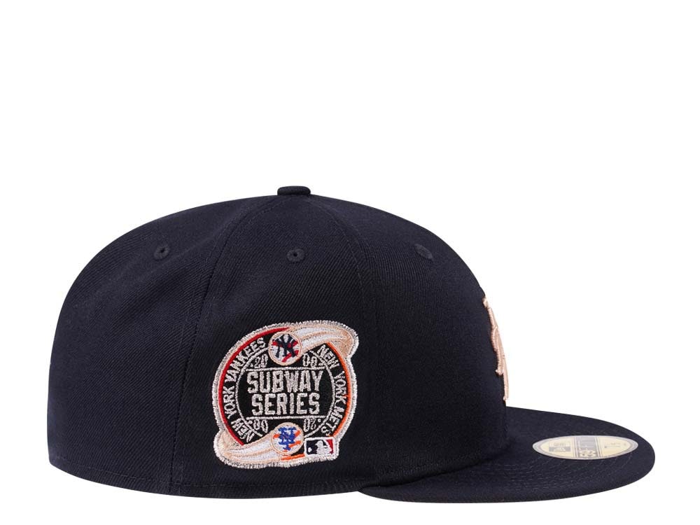 New Era New York Mets Subway Series 2000 Navy Peach Edition 59Fifty Fitted Gorra
