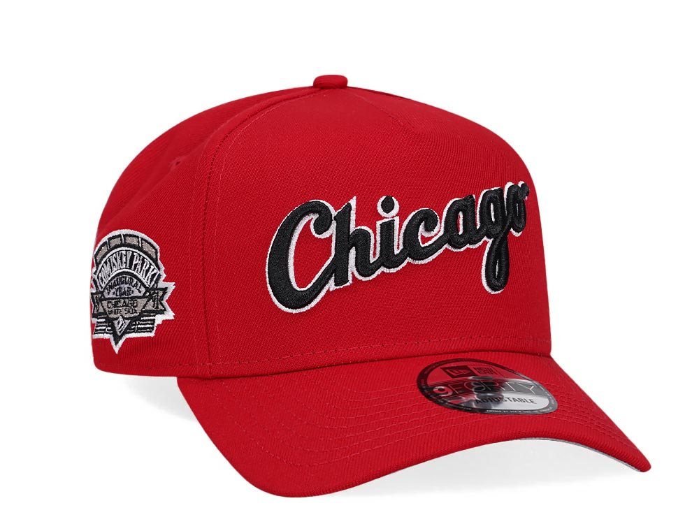 New Era Chicago White Sox Inaugural Season 1991 Red Classic Edition 9Forty A Frame Snapback Gorra