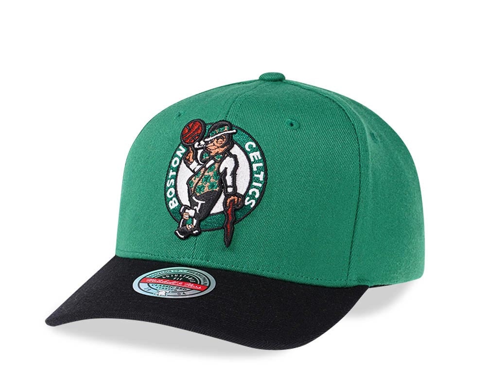 Mitchell & Ness Boston Celtics Two Tone Red Line Solid Flex Snapback Gorra