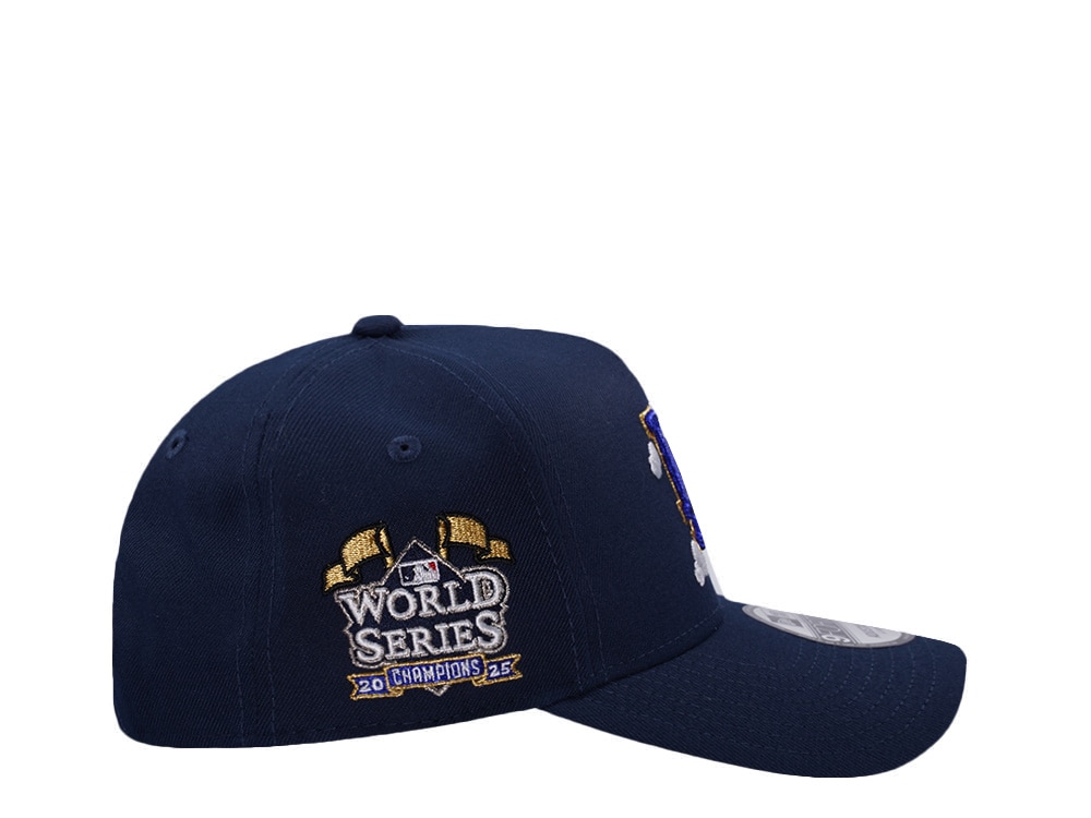 New Era Los Angeles Dodgers World Series 2025 Ocean Blue Prime Edition 9Forty A Frame Snapback Gorra