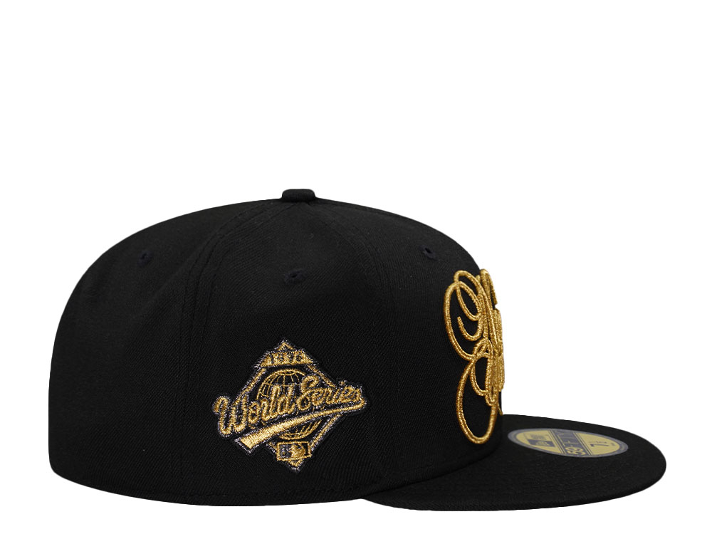 New Era New York Yankees World Series 1996 Black Gold Prime Edition 59Fifty Fitted Gorra