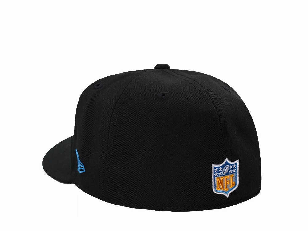 New Era Los Angeles Chargers Black Classic Edition Pre Curved 59Fifty Fitted Gorra