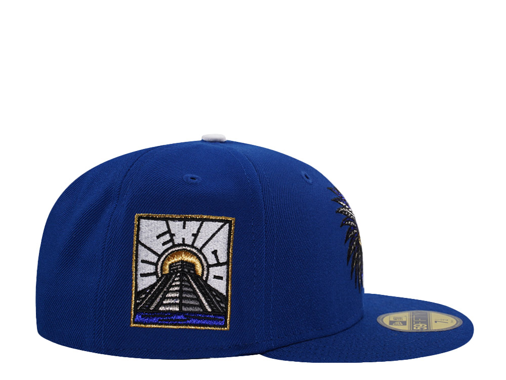 New Era Mexico Warrior Royal Blue Prime Edition 59Fifty Fitted Gorra