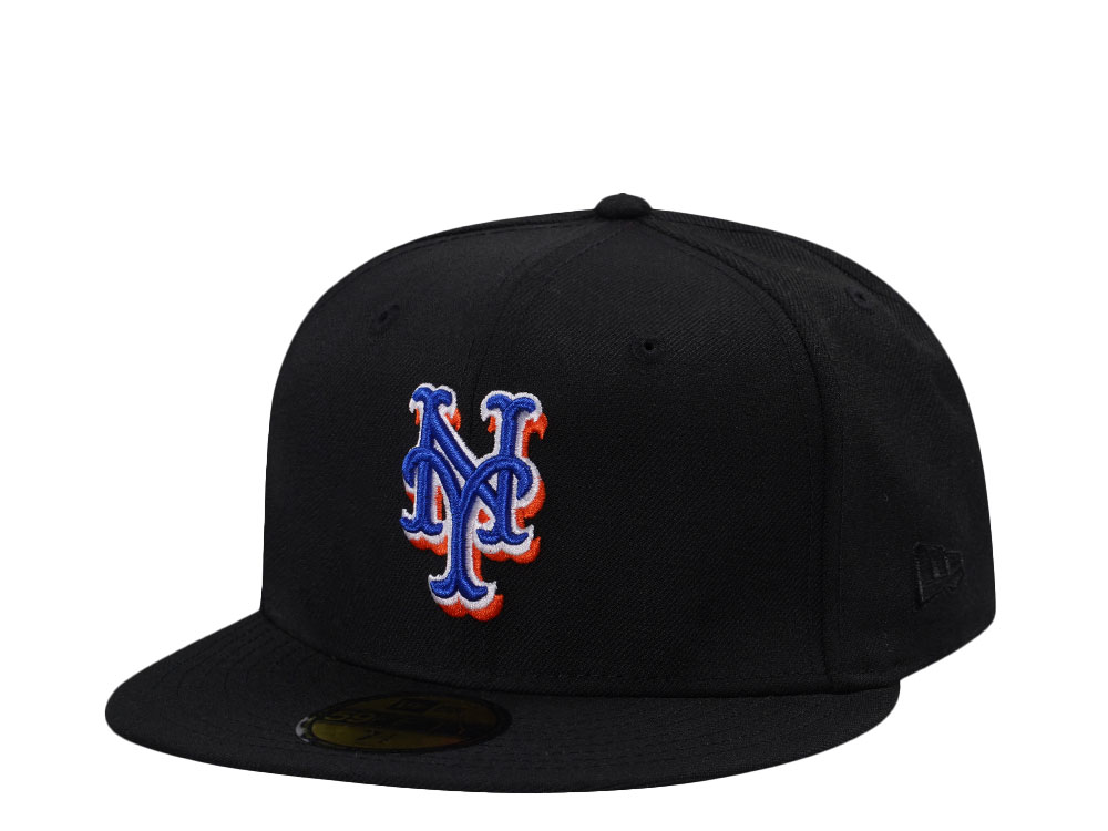 New Era New York Mets Black Prime Wool Edition 59Fifty Fitted Gorra