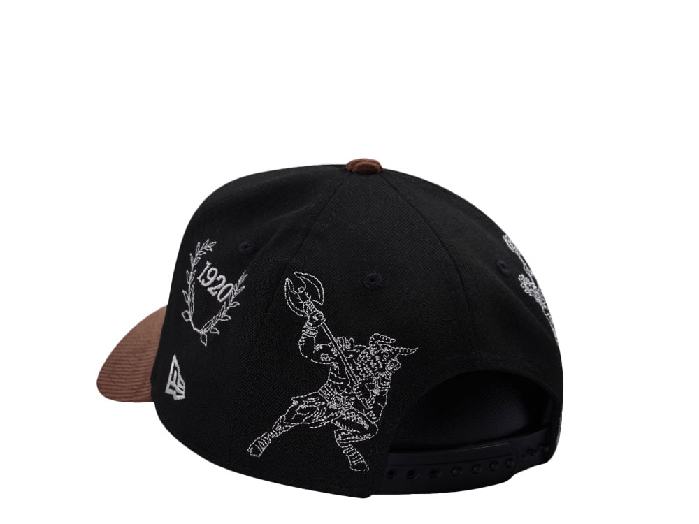 New Era Los Angeles Dodgers Mythical Black Two Tone Edition 9Forty A Frame Snapback Gorra