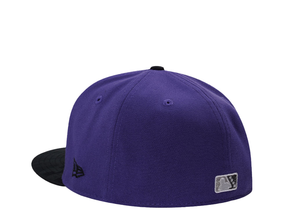 New Era Las Vegas 51s Midnight Camo Visor Purple Two Tone Edition 59Fifty Fitted Gorra