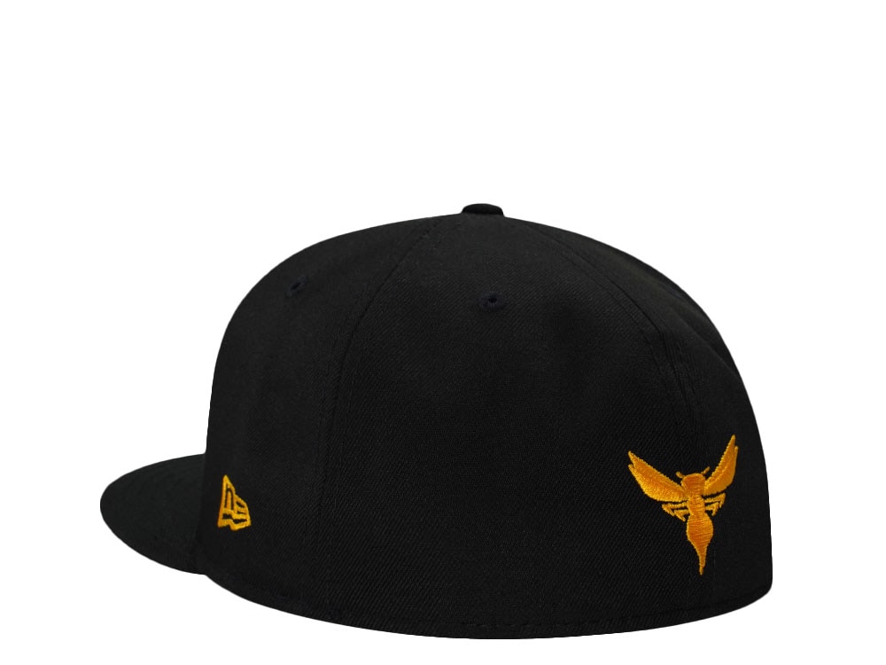 New Era Charlotte Hornets Buzz City Black Prime Edition 59Fifty Fitted Gorra