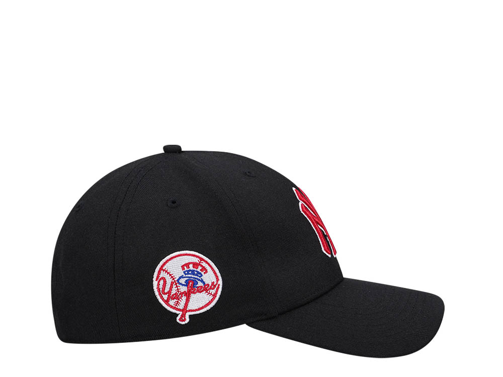 47Brand New York Yankees Black Sure Shot MVP Snapback Gorra